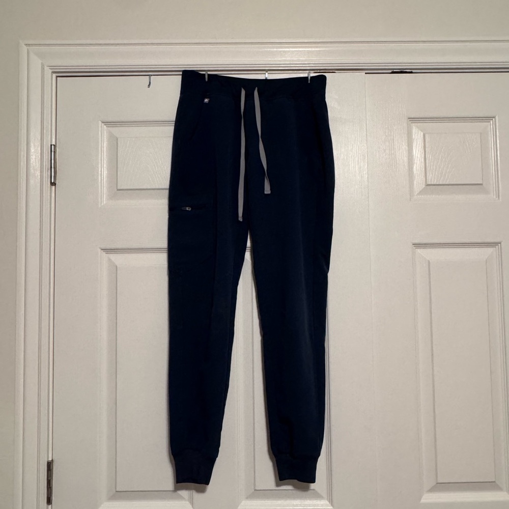 FIGS dark harbor Zamora scrub joggers